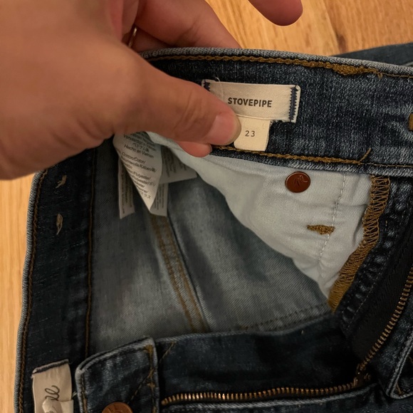 Madewell Stovepipe Jeans in Antoine Wash size 23 - Picture 6 of 14